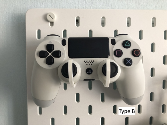 Ikea Skadis PS4 Controller Hook