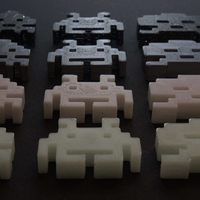 Tiny Space Invaders (Magnets) - Thumbnail 1