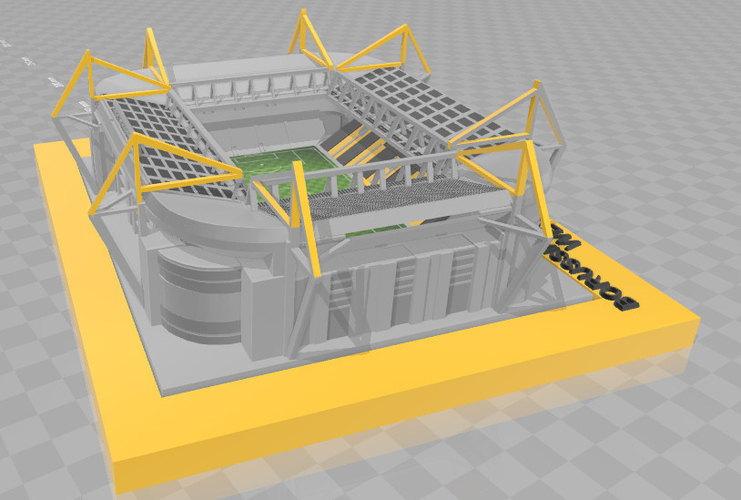 Borussia Dormund - Westfalenstadion 3D Print 227478