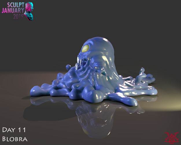 Slime Blobra 3D Print 227517
