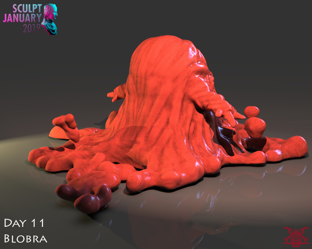 Slime Blobra 3D Print 227526
