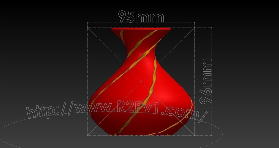 Vase #445 3D Print 227549