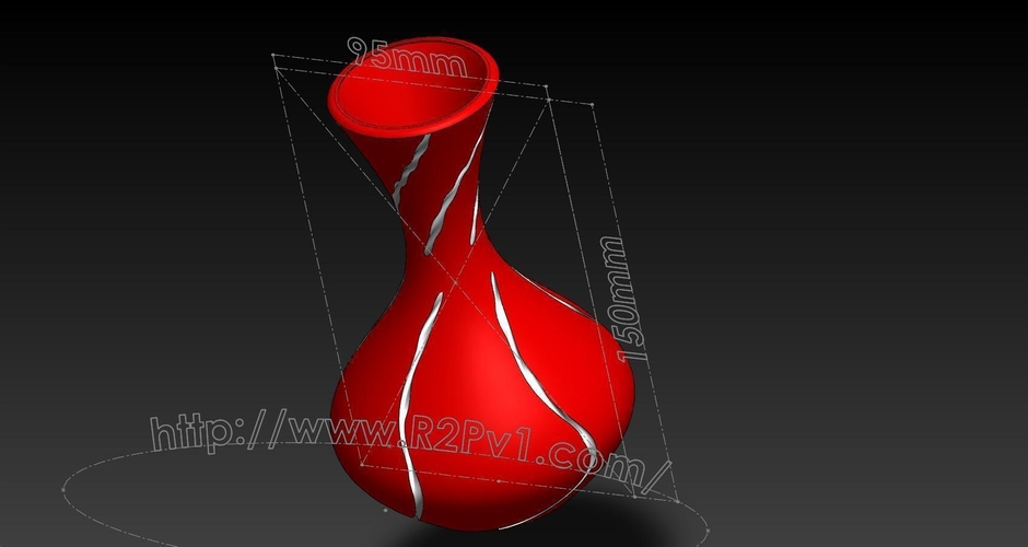 Vase #446 3D Print 227552