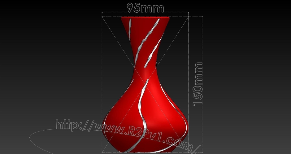 Vase #446 3D Print 227553