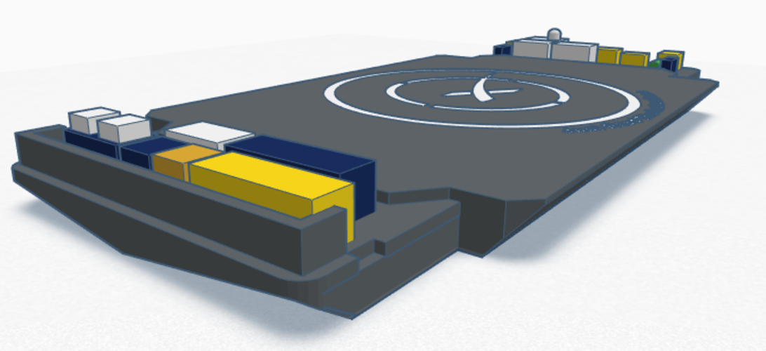 SPACEX "Just Follow The Instructions" Autonomous Drone Barge 3D Print 227557