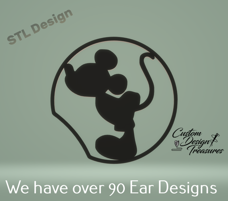 Mickey Kissing - Mouse Ear