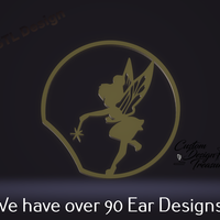 Small Tinker Bell with Wand - Mouse Ear 3D Printing 227597