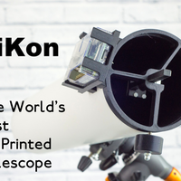 Small PiKon Telescope 3D Printing 227616