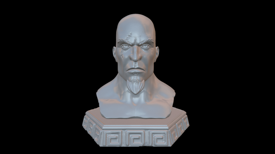 Kratos bust 3D Print 227629