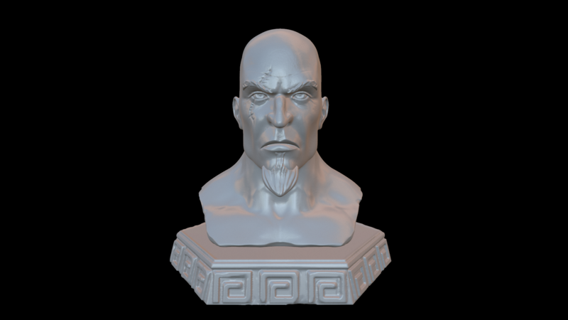 Kratos bust