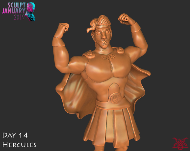 3D Printed Hercules by ShinPaburo | Pinshape