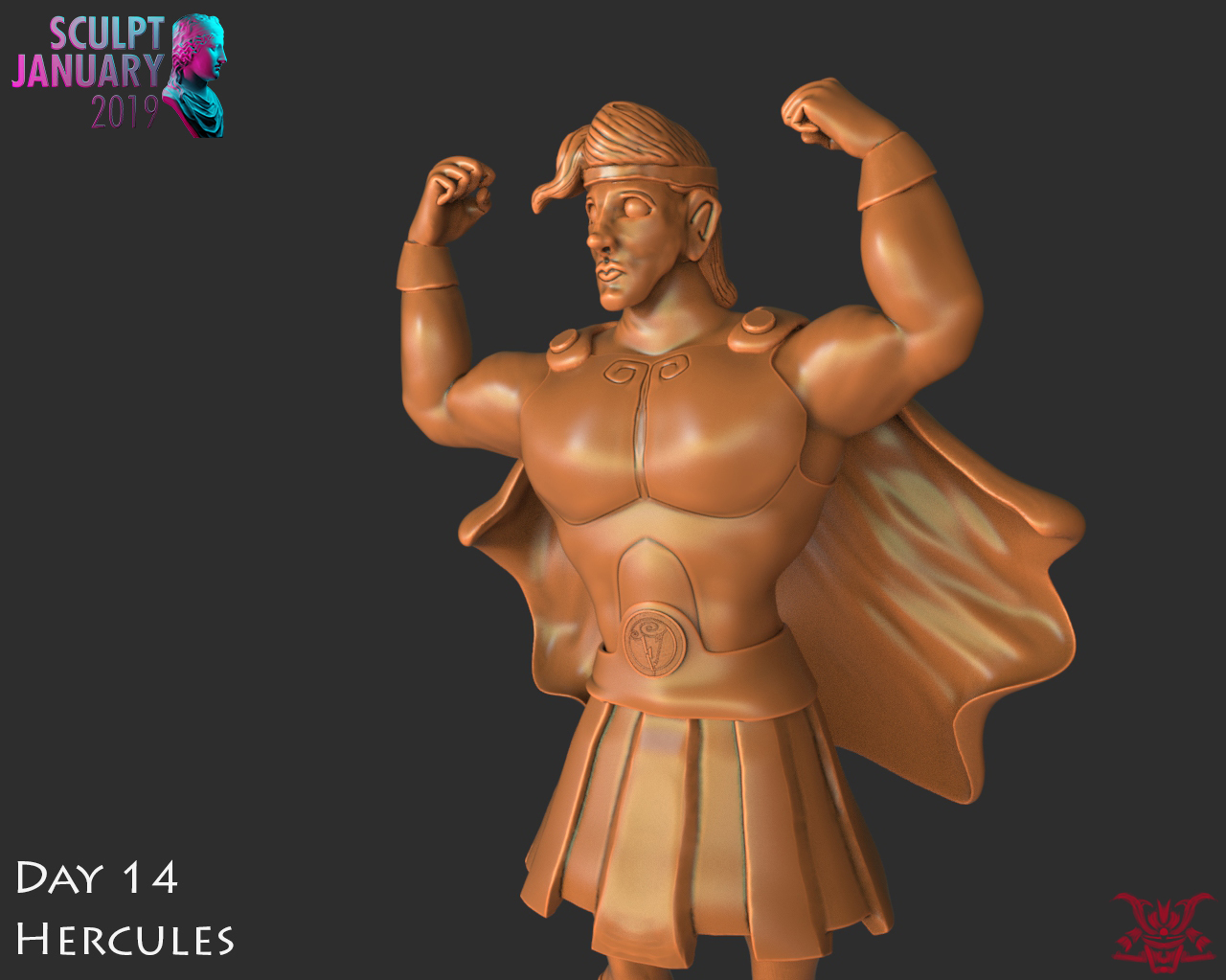 3D Printed Hercules by ShinPaburo | Pinshape