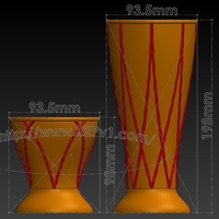 Small Vase #448 and Vase #449 3D Printing 227658