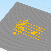 Music note wall decoration - Thumbnail 1