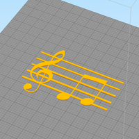 Music note wall decoration - Thumbnail 2