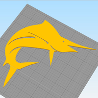Sail fish for wall decoration - Thumbnail 2