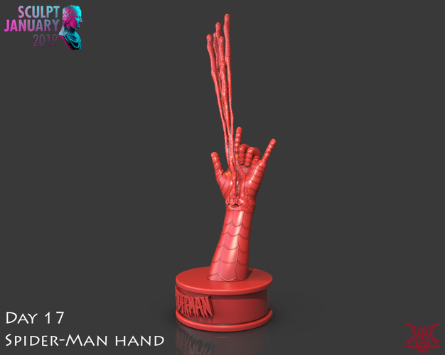 Spider-Man Hand 3D Print 227744