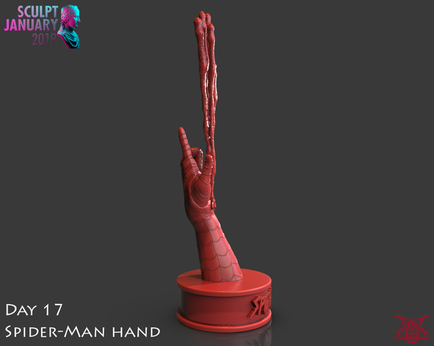 Spider-Man Hand 3D Print 227746