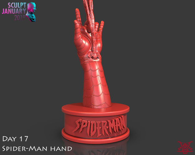 Spider-Man Hand 3D Print 227747