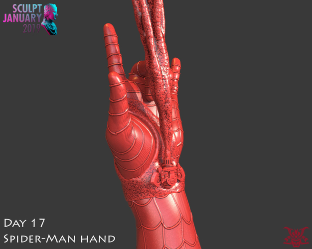 Spider-Man Hand 3D Print 227748