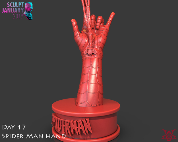 Spider-Man Hand 3D Print 227750