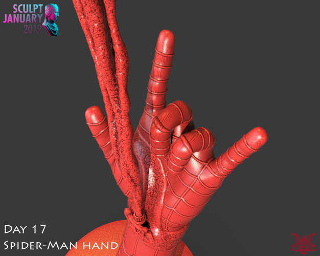 Spider-Man Hand 3D Print 227752