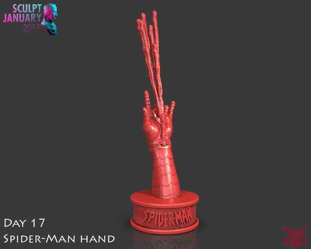 Spider-Man Hand 3D Print 227753