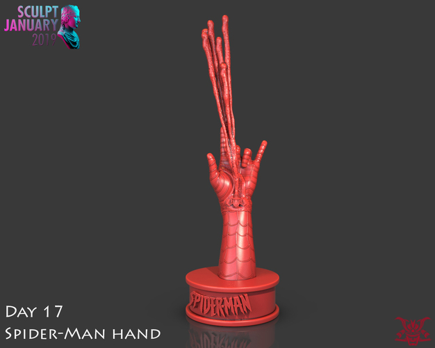 Spider-Man Hand 3D Print 227754