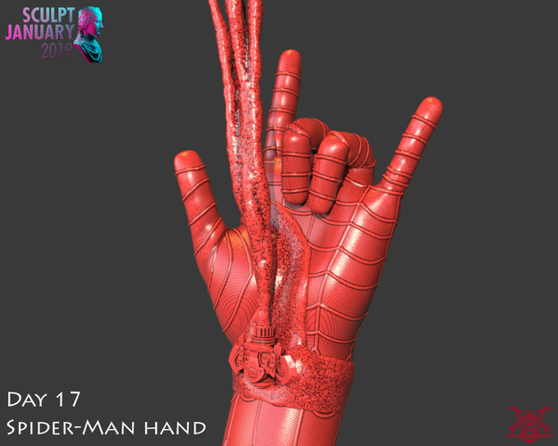 Spider-Man Hand 3D Print 227756