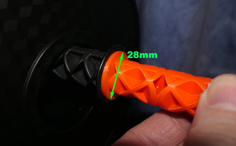 Small hole spool spigot for Prusa i3 MK3 Spool Holder 3D Print 227760