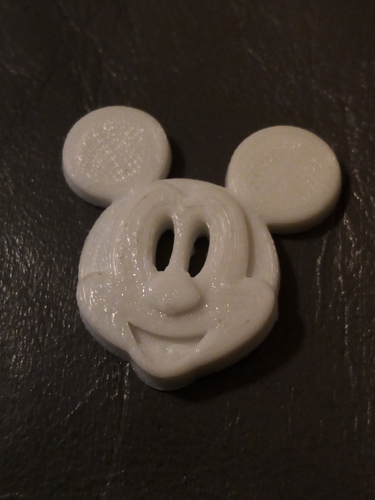 Bouton tête de Mickey 3D Print 227827