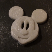 Small Bouton tête de Mickey 3D Printing 227827