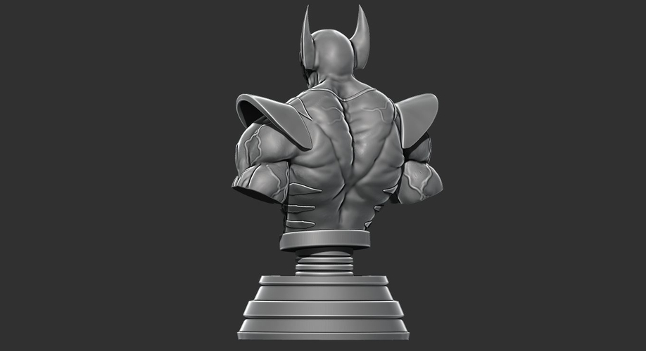 Wolverine bust from Marvel - 3D print - STL file 3D Print 227863
