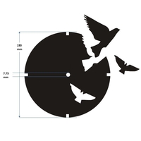 DECORATIVE WALL CLOCK C1 - Thumbnail 6