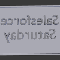 Salesforce Saturday leather stamps - Thumbnail 1