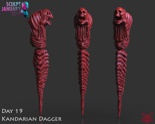 The Kandarian Dagger 3D Print 227989