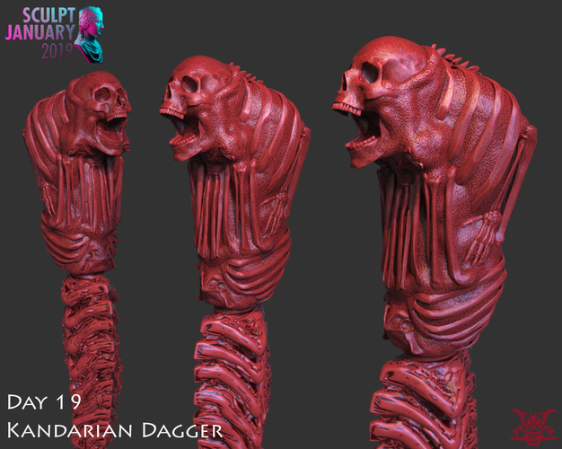 The Kandarian Dagger 3D Print 227990
