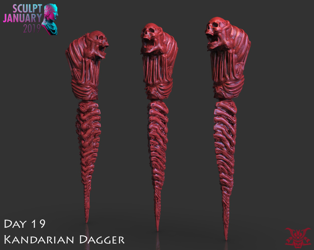 The Kandarian Dagger 3D Print 227991
