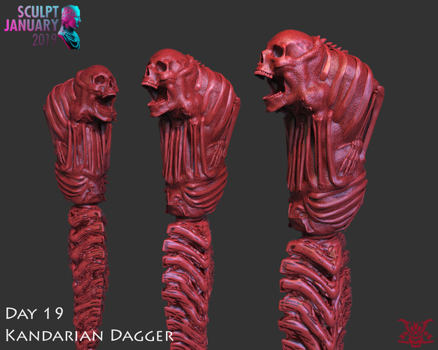 The Kandarian Dagger 3D Print 227992