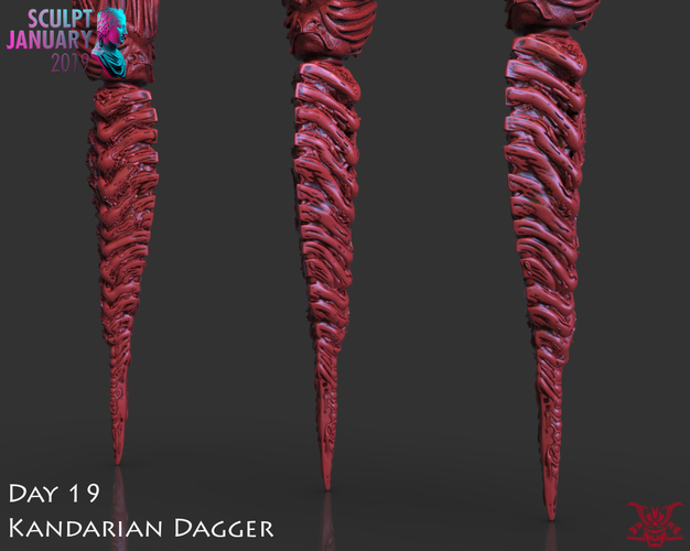 The Kandarian Dagger 3D Print 227993