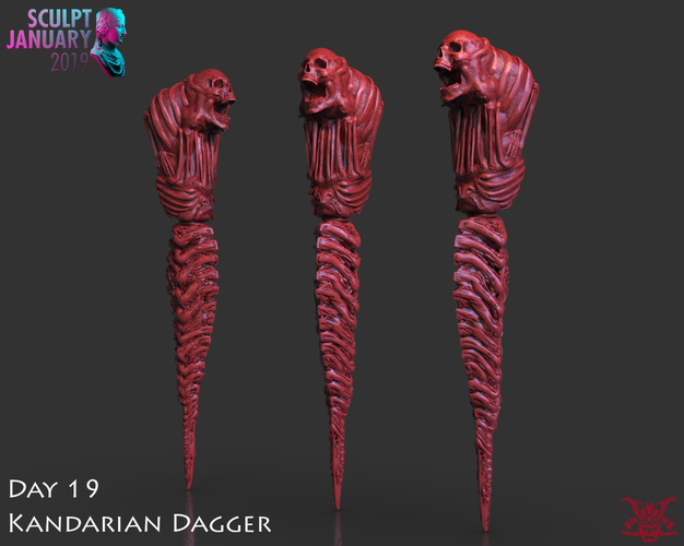 The Kandarian Dagger 3D Print 227994