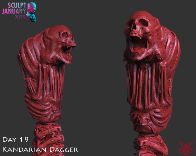 The Kandarian Dagger 3D Print 227995
