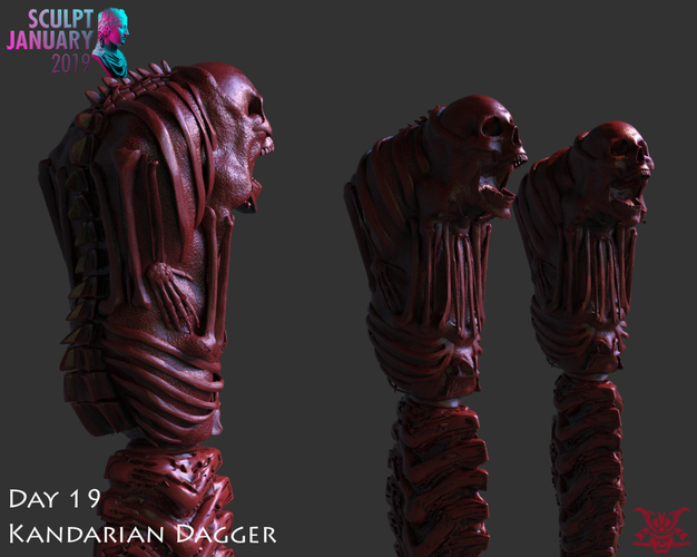 The Kandarian Dagger 3D Print 227996