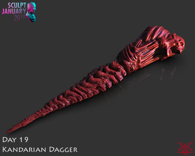 The Kandarian Dagger 3D Print 227997