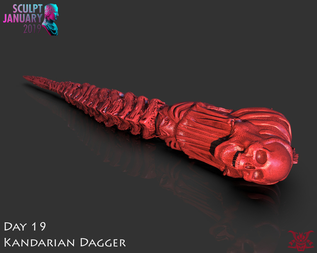 The Kandarian Dagger 3D Print 227998