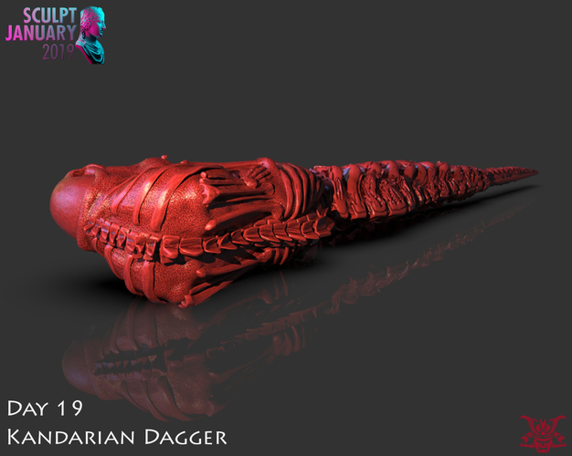 The Kandarian Dagger 3D Print 227999