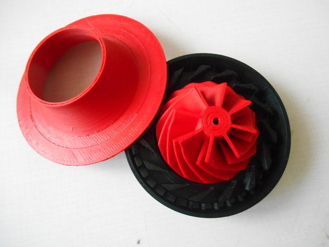 turbocharger with electric motor 3D Print 22800
