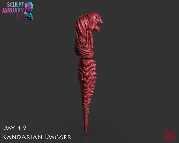 The Kandarian Dagger 3D Print 228002