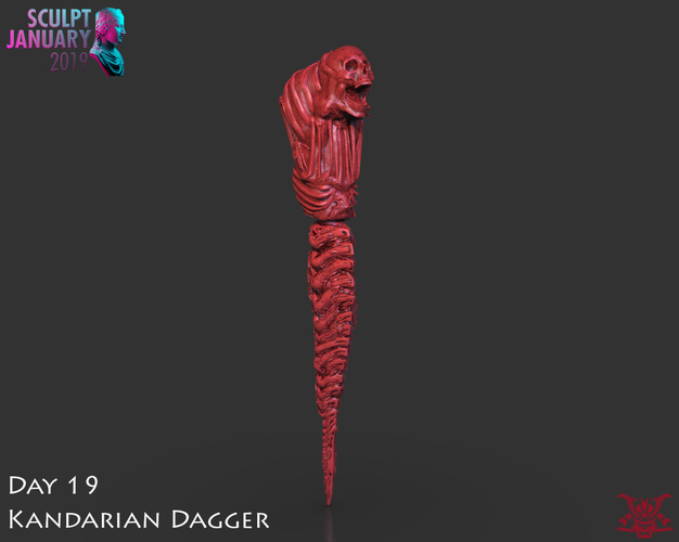 The Kandarian Dagger 3D Print 228003