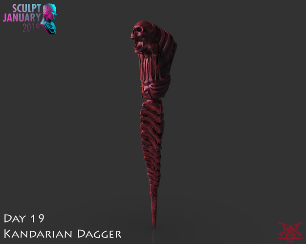 The Kandarian Dagger 3D Print 228005